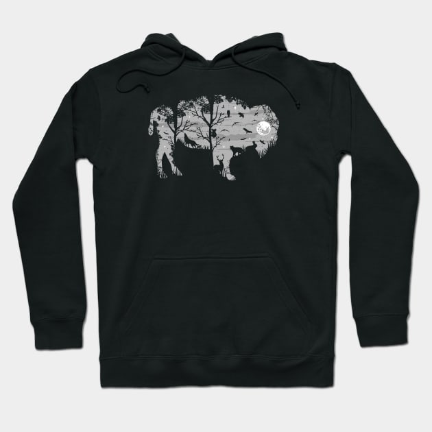 Animal Silhouette Hoodie by MellowGroove